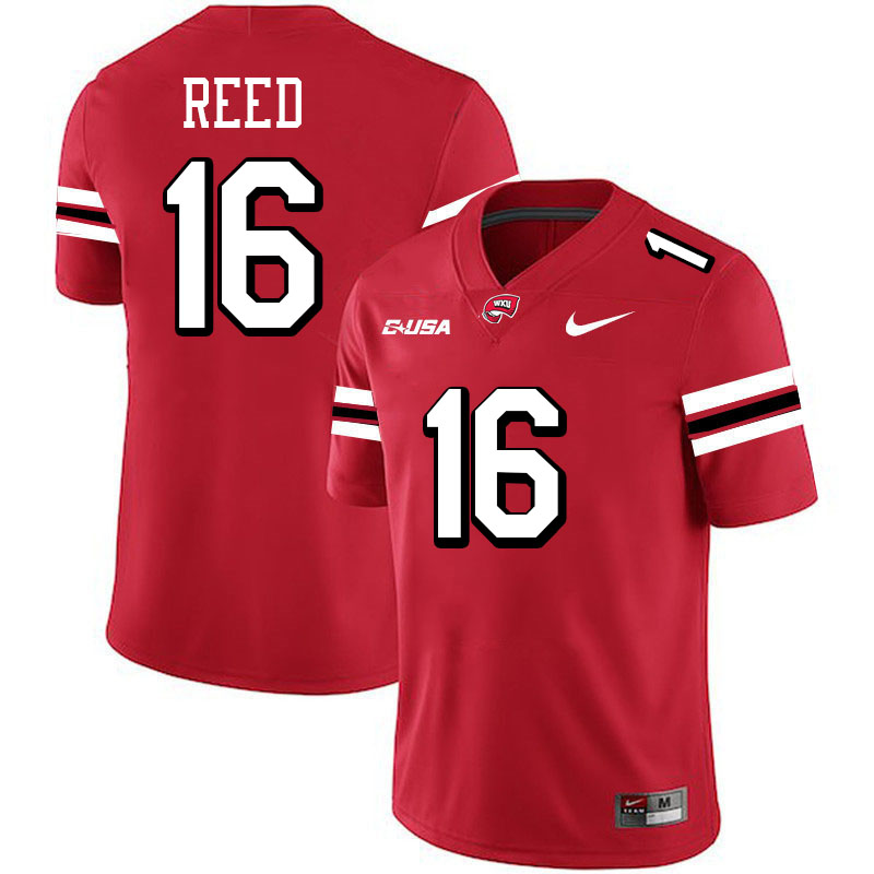 Austin Reed WKU Jersey,Western Kentucky Hilltoppers #16 Austin Reed Jersey Youth-Red